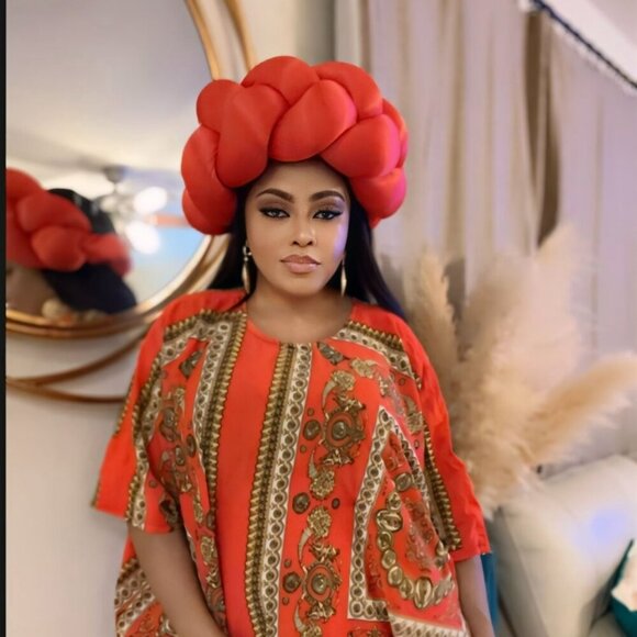 HANDMADE Giant Braided African TURBAN Made in Nigeria HIGH Quality